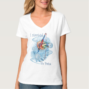 T-shirt Peintre Vibration Bleue