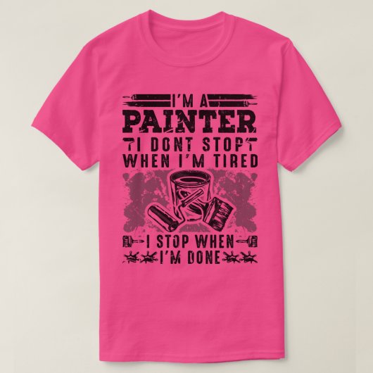 T-shirt Peintres blancs (Design devant)