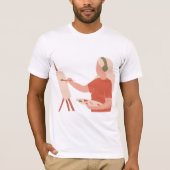 T-shirt peinture (Devant)