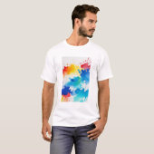 T-shirt peinture #12 (Devant entier)