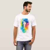 T-shirt peinture #20 (Devant entier)