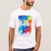 T-shirt peinture #8 (Devant)