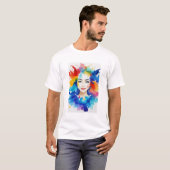 T-shirt peinture #8 (Devant entier)