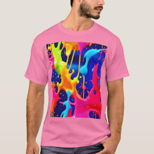T-shirt Peinture à séchage colorée