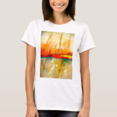 T-shirt Peinture Abstraite moderne (Devant)
