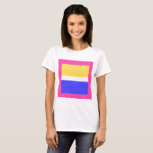 T-shirt peinture abstraite moderne (Devant entier)