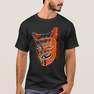 T-shirt Peinture Abstraite Numérique D'un Chat 3