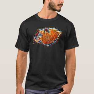 T-shirt Peinture Abstraite Numérique D'un Chat 5