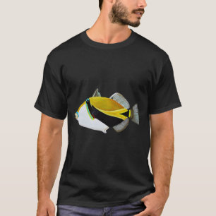 T-shirt Peinture acrylique du poisson de récif salé