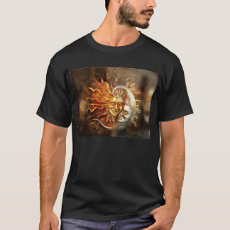 T-shirt Peinture : Amours lunaires solaires