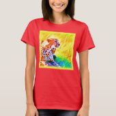 T-shirt Peinture animale puissante de Cheetah. Commandez d (Devant)