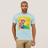 T-shirt Peinture animale puissante de Cheetah. Commandez d (Devant entier)