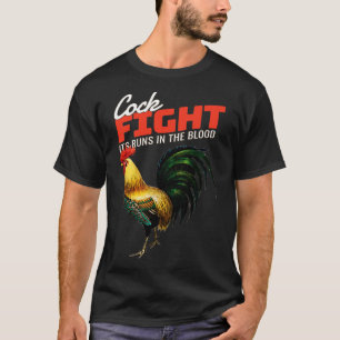 T-shirt Peinture Antique Rooster