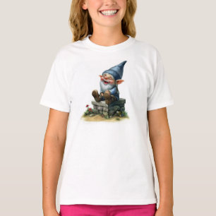 T-shirt Peinture aquarelle d'un joli Gnome