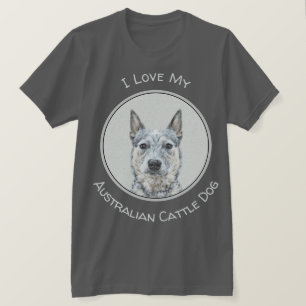 T-shirt Peinture australienne sur le chien de bétail - Be