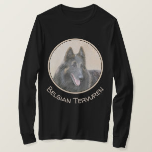 T-shirt Peinture belge Tervuren - Cute Original Chien Art