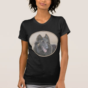 T-shirt Peinture belge Tervuren - Cute Original Chien Art