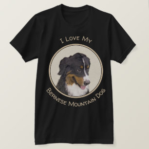 T-shirt Peinture bernoise de chien de montagne - Art origi
