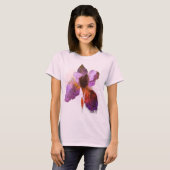 T-shirt Peinture chic Sibérienne Iris (Devant entier)
