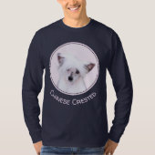 T-shirt Peinture chinoise en poudre - Art Chien (Devant)