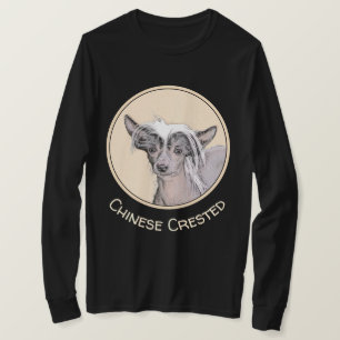 T-shirt Peinture Chinoise sans cheveux peint art original