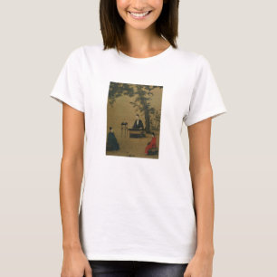 T-shirt Peinture classique d'un musicien dans un jardin su