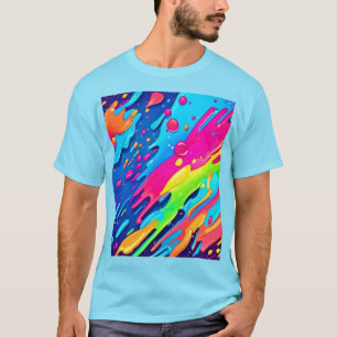 T-shirt Peinture colorée