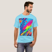 T-shirt Peinture colorée (Devant entier)