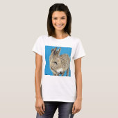 T-shirt Peinture d'âne amical (Devant entier)