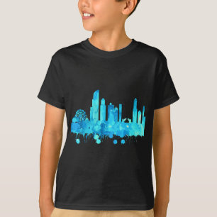 T-shirt Peinture d'aquarelle de Chicago Skyline