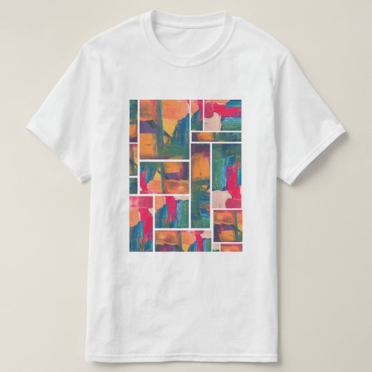 T-shirt Peinture d'art moderne (Design devant)