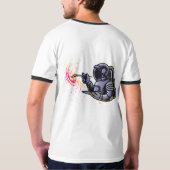 T-shirt Peinture d'astronaute dans l'espace (Dos)