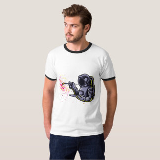 T-shirt Peinture d'astronaute dans l'espace
