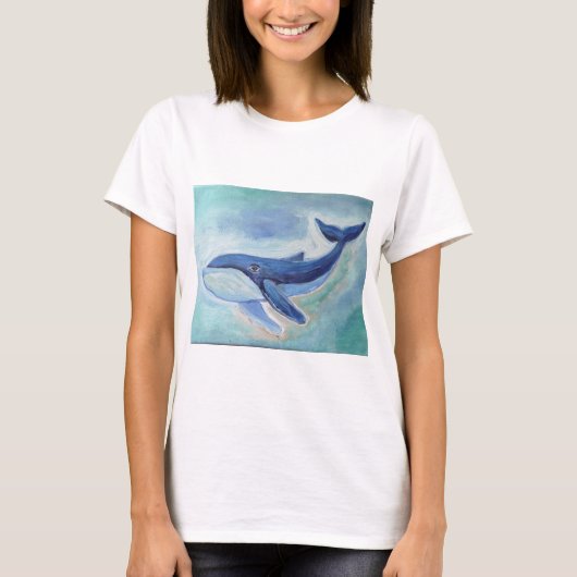 T-shirt Peinture de baleine (Devant)