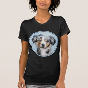 T-shirt Peinture de berger américaine miniature - Chien Ar