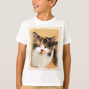 T-shirt Peinture de chat Calico - Cute Original Cat Art