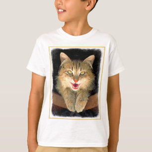 T-shirt Peinture de chat Mad - Cute Original Cat Art