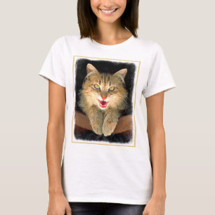 T-shirt Peinture de chat Mad - Cute Original Cat Art