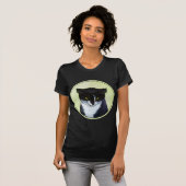 T-shirt Peinture de chat Tuxedo - Cute Original Cat Art (Devant entier)
