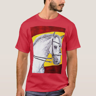 T-shirt Peinture de cheval espagnole