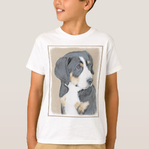 T-shirt Peinture de Chien de Montagne bernois - Art origin