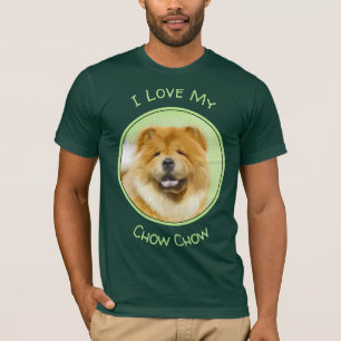 T-shirt Peinture de Chow Chow - Cute Original Dog Art