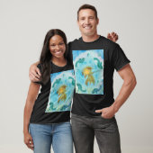 T-shirt peinture de créatures océaniques (Unisexe)