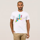 T-shirt Peinture de dauphin (Devant entier)
