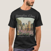 T-shirt Peinture de Douglas Castle de Clan Douglas, écossa (Devant)