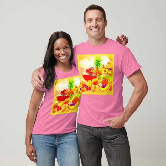 T-shirt Peinture de fruits exotiques tropicaux. Commandez  (Unisexe)
