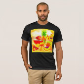 T-shirt Peinture de fruits exotiques tropicaux. Commandez (Devant entier)