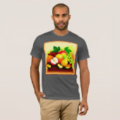 T-shirt Peinture de fruits tropicaux. Commandez dès mainte (Devant entier)