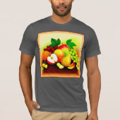 T-shirt Peinture de fruits tropicaux. Commandez dès mainte (Devant)