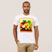 T-shirt Peinture de fruits tropicaux. Commandez dès mainte (Devant entier)